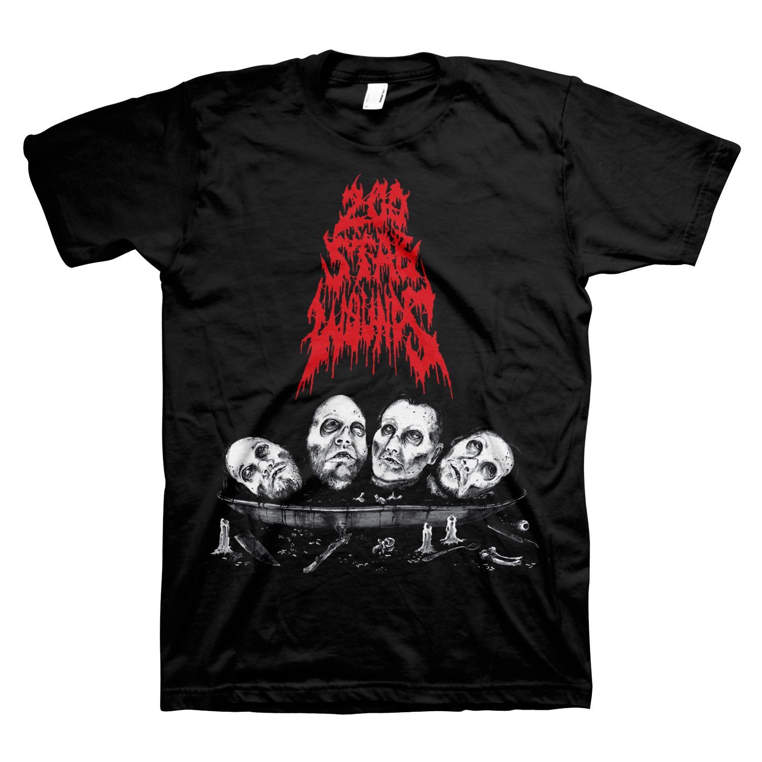 Men's 200 Stab Wounds Severed Heads T-shirt Medium Black gallery