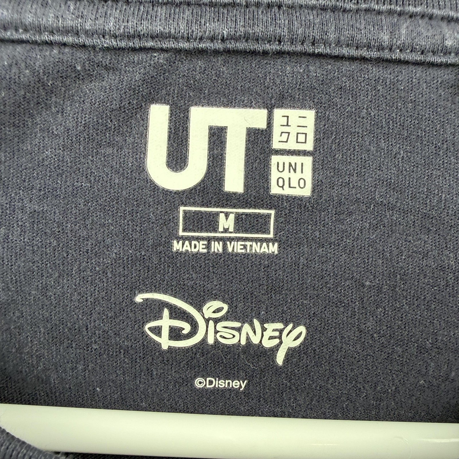 Uniqlo UT Mickey Mouse Shirt Mens Medium Blue Pocket Graphic Feet Tee T-Shirt gallery