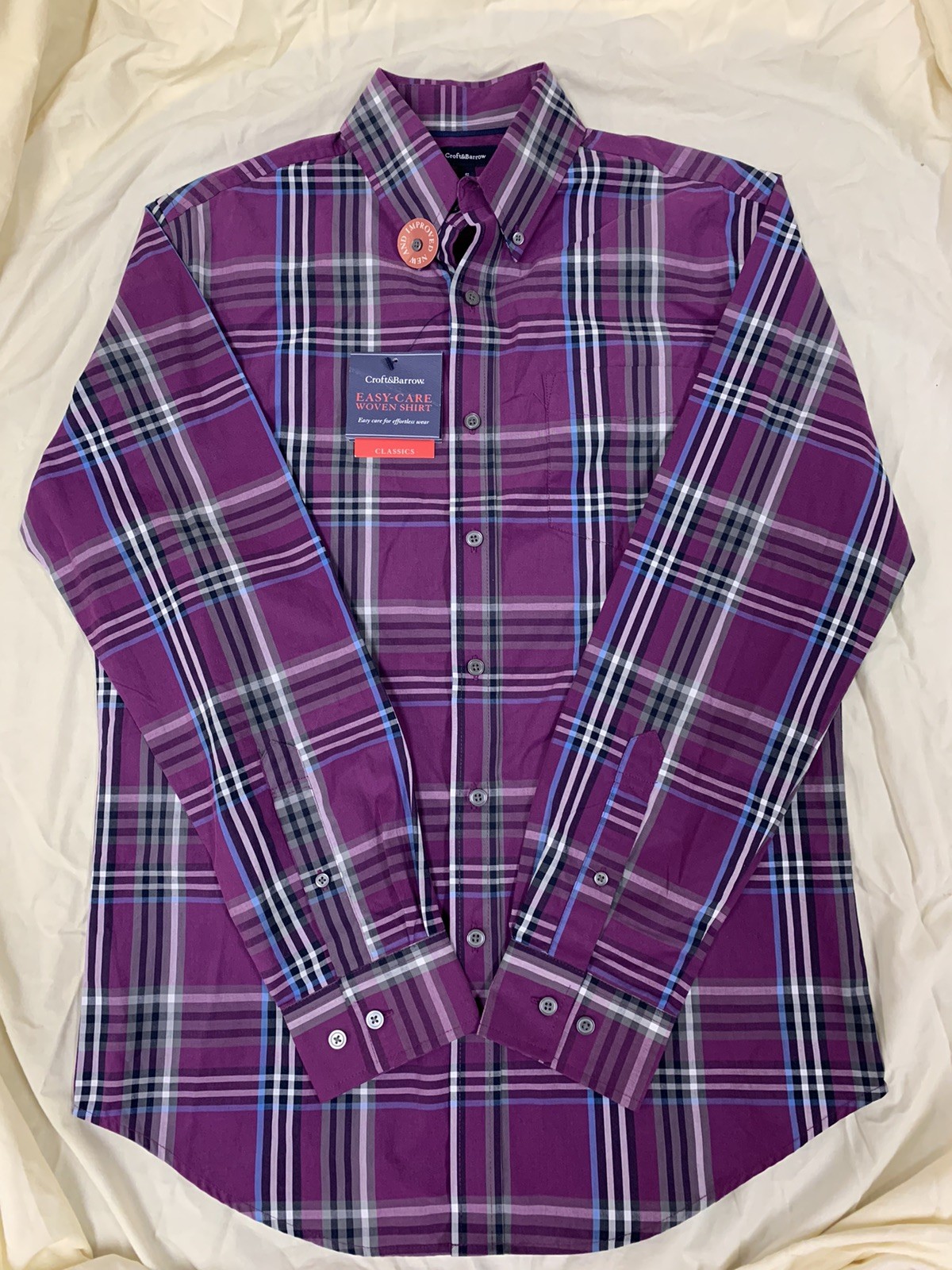 Croft & Barrow Easy Care Woven Shirt gallery