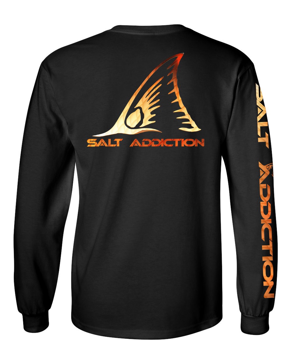 Salt Addiction Redfish Flats fishing T Shirt red drum sweetwater men’s apparel