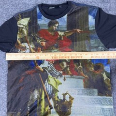 Hudson Outerwear Graphic Rebel Print Jersey T Shirt Men’s L Black Art 85 Slave