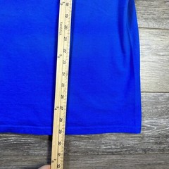 Verizon Wireless T Shirt Size Large Blue Double Sided Graphic Work