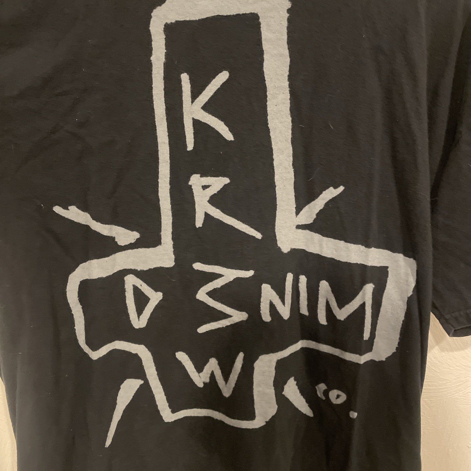 Krew Denim T Shirt XL Black Kross logo Kr3w gallery