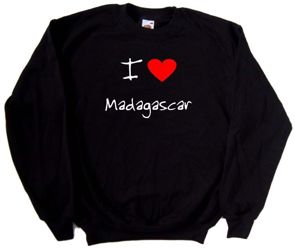 I Love Heart Madagascar Sweatshirt