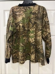 Big Bubba Plus Camouflage Pull Over Shirt 2x Mens Leisure Wear Camo Realtree LS