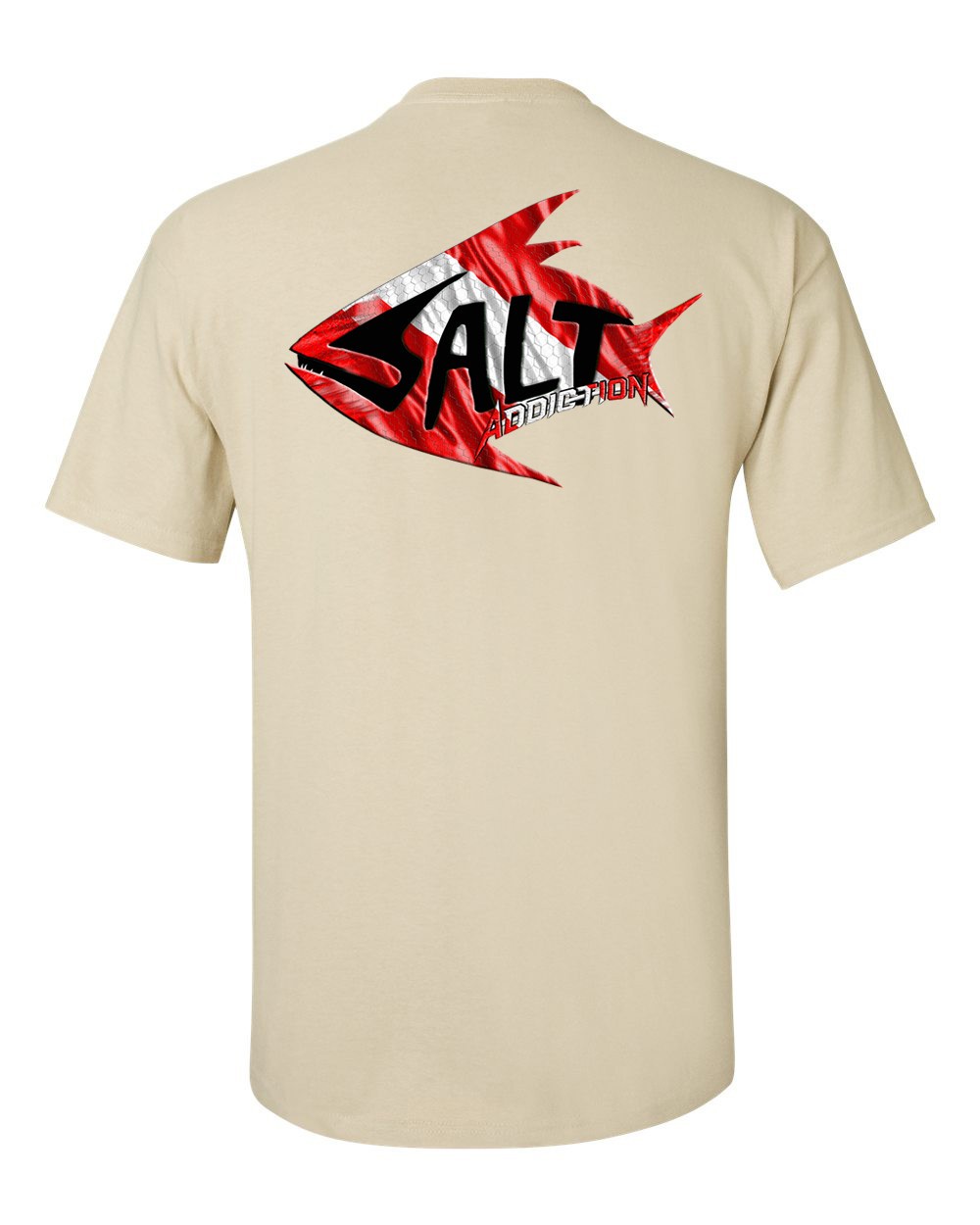 Salt Addiction Dive Flag Logo Fishing Short Sleeve T Shirt Ocean gallery
