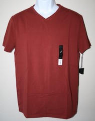 Marc Anthony Luxury V Neck Cotton Short Sleeve T-Shirt Sz Large NWT