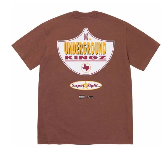 Supreme UGK Super Tight Tee Brown SS24 New In Hand - Pimp C gallery