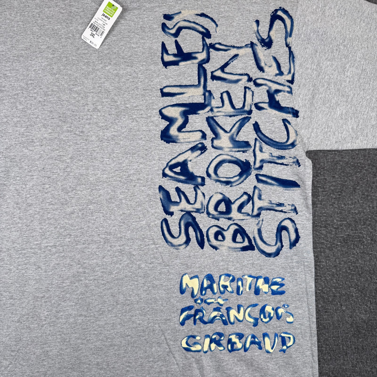 Vintage Marithe Francois Girbaud Jeans T-Shirt Mens 3XL Seamless Broken Y2K NWT gallery
