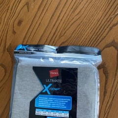 Hanes Ultimate X-Temp Thermal Crew Neck Long Sleeve Tagless Size Large Gray