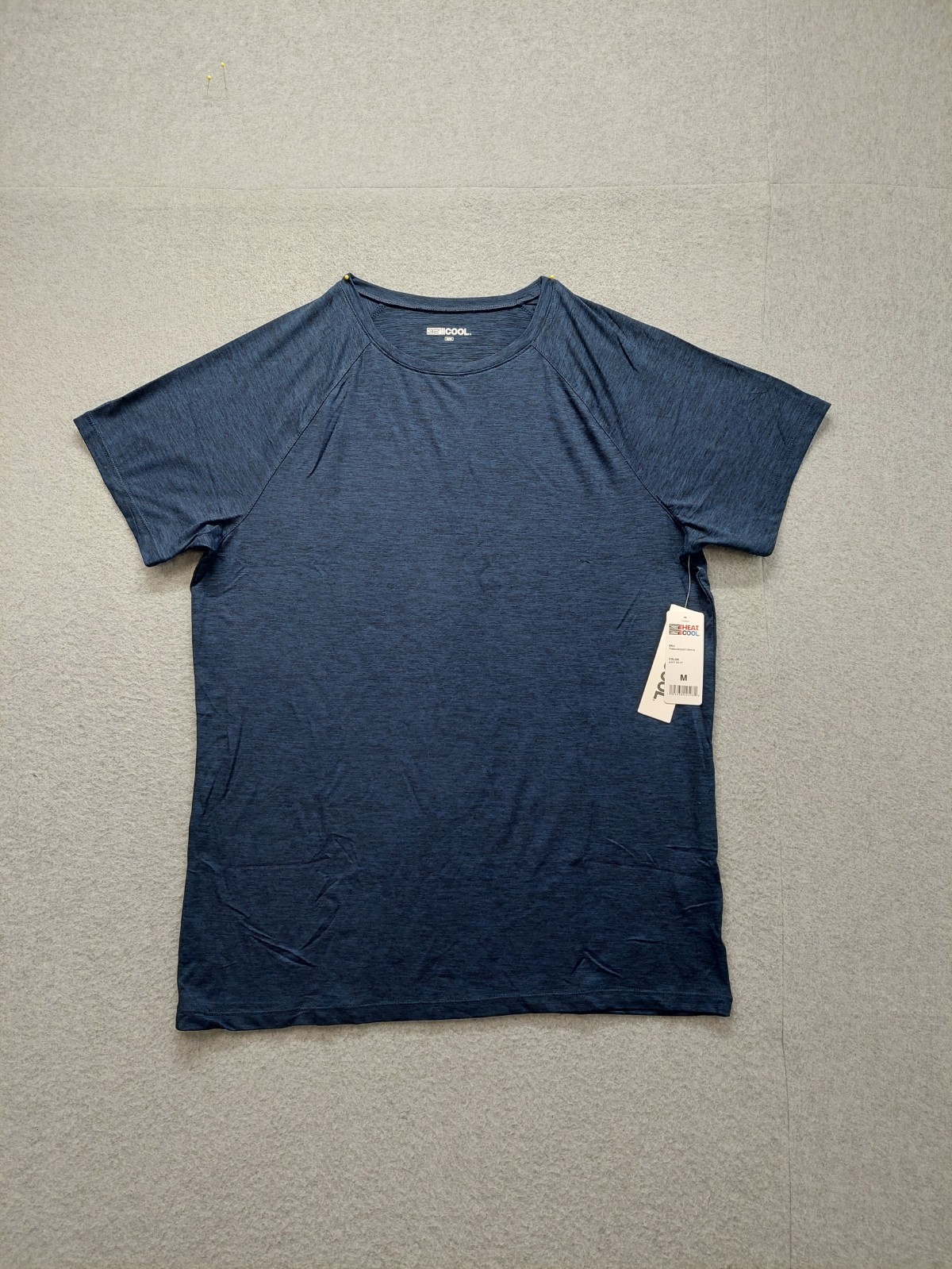 32 Degrees Men T Shirt M Navy Blue Short Sleeve Crew Neck Casual Tee Relaxed gallery