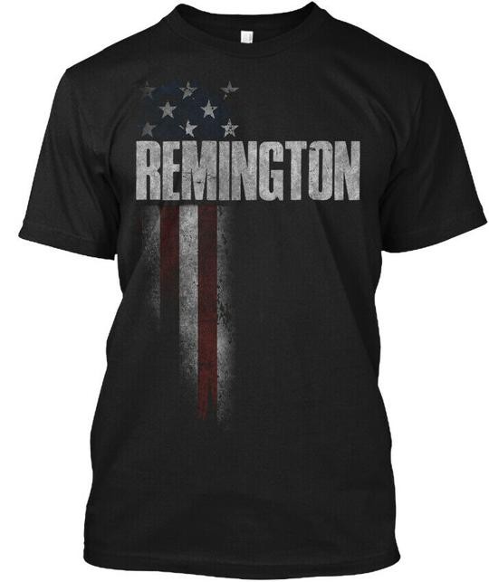 Cool Remington Family American Flag Tee T-Shirt Made in the USA Size S to 5XL