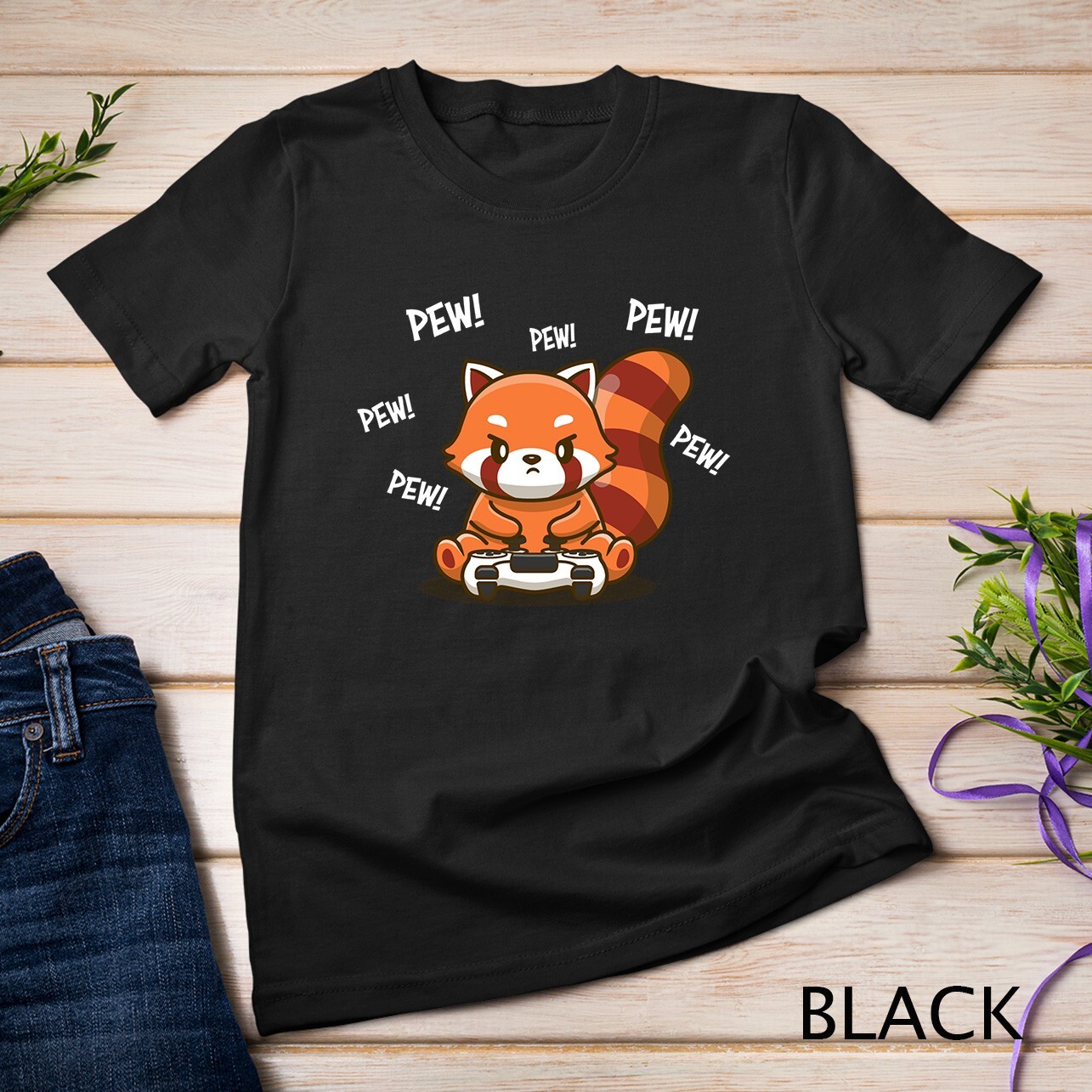 Red Panda Unisex T-shirt