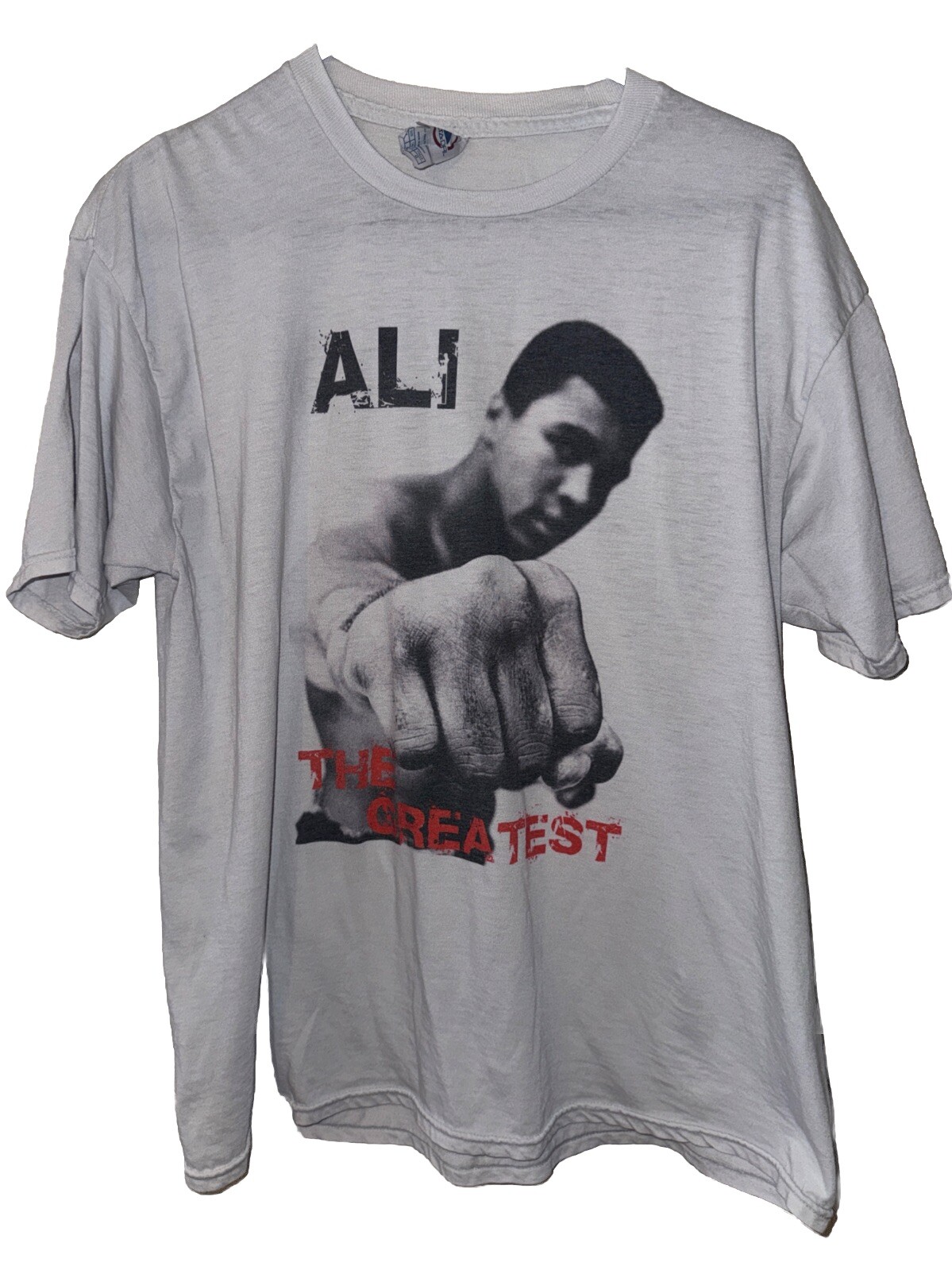 MUHAMMAD ALI shirt, THE GREATEST BOXING, Size L, Enjoy FAST Same Day Ship RARE gallery