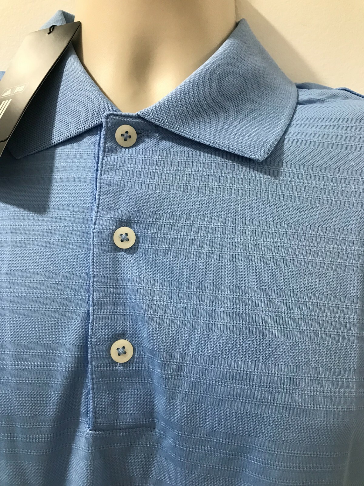 adidas Climalite Men's Size S Cardin Textured Short Sleeve Golf Polo $65 NWT gallery
