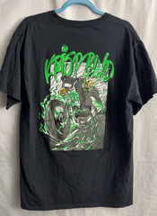 Marvel Ghost Rider KRISP BLVD GREEN LOGO SHIRT MENS SIZE LARGE PRE OWNED
