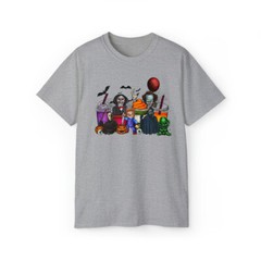 Halloween’s Favorite Characters & Coffee Unisex Ultra Cotton Tee