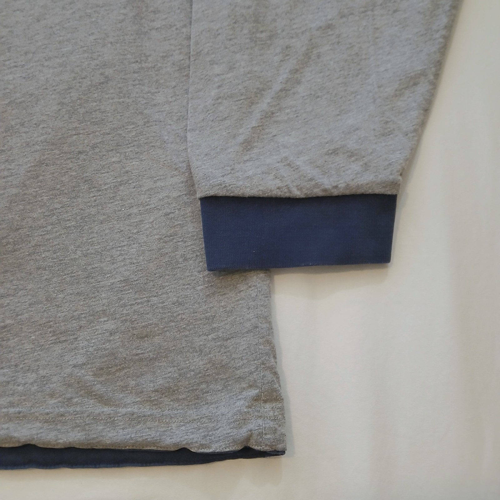 Vintage Nike Reversible Long Sleeve Shirt Mens Large Gray And Blue Heavyweight gallery