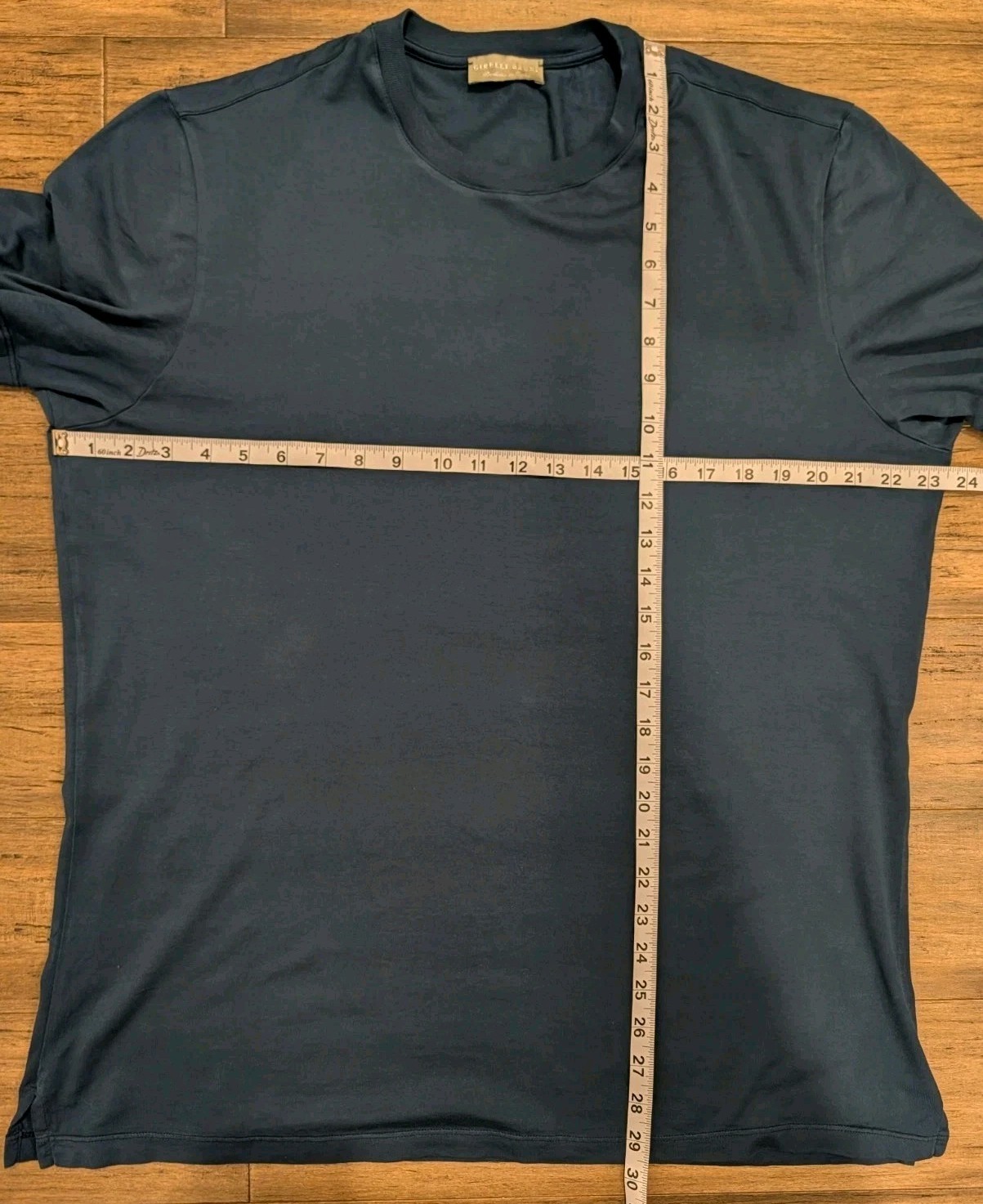 Girelli Bruni Navy T-Shirt 100% Cotton Size EU 56 Made In Italy Short Sleeve gallery