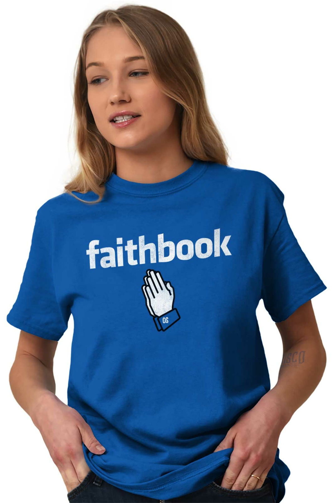 Faithbook Funny Internet Christian Religious Adult Short Sleeve Crewneck Tee gallery