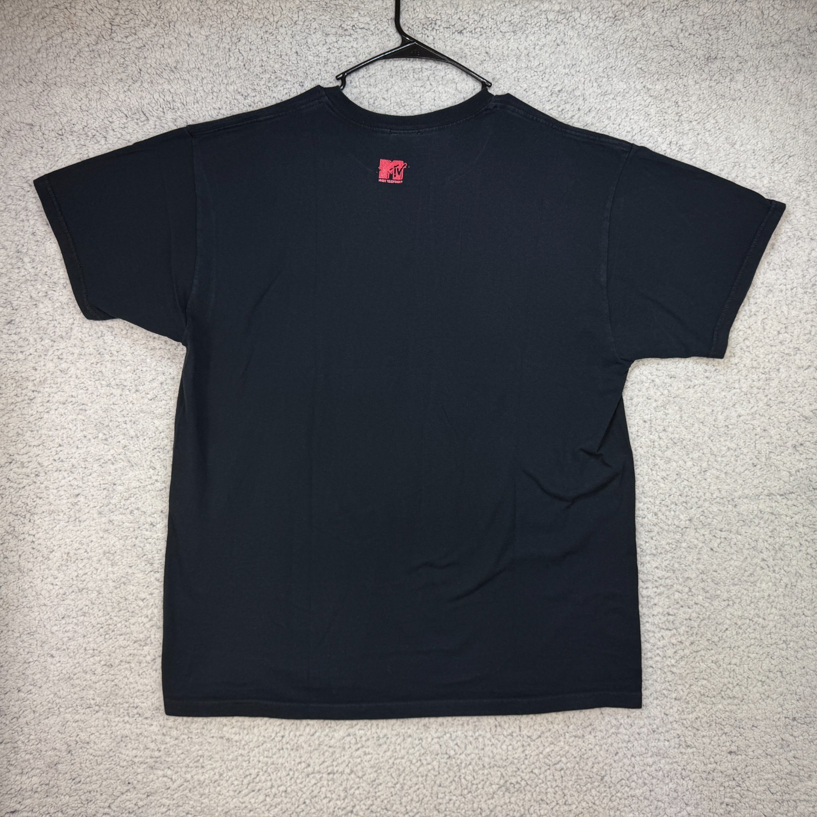 VTG The MTV Store Punk'd Logo Black Cotton Graphic T-Shirt Men's XL gallery