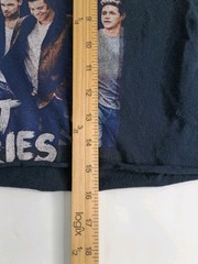 One Direction 1D Shirt Harry Styles Midnight Memories Tour 2014 Band Tee Cropped