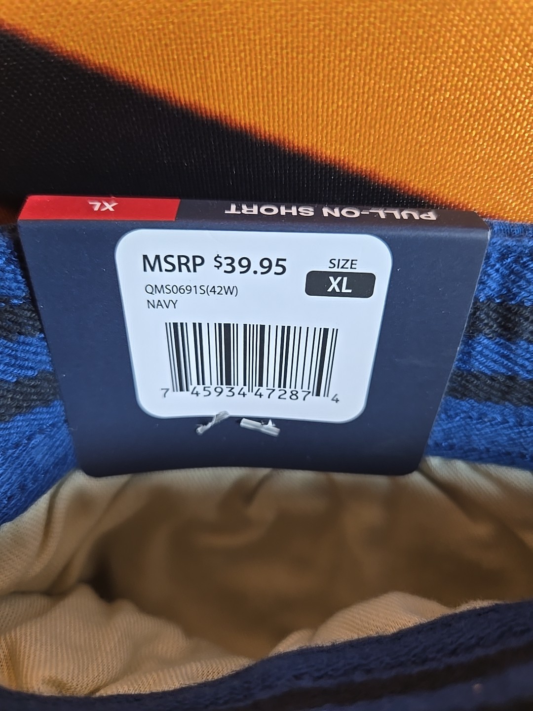 GAP Pull-On Men's Short Navy Size XL gallery
