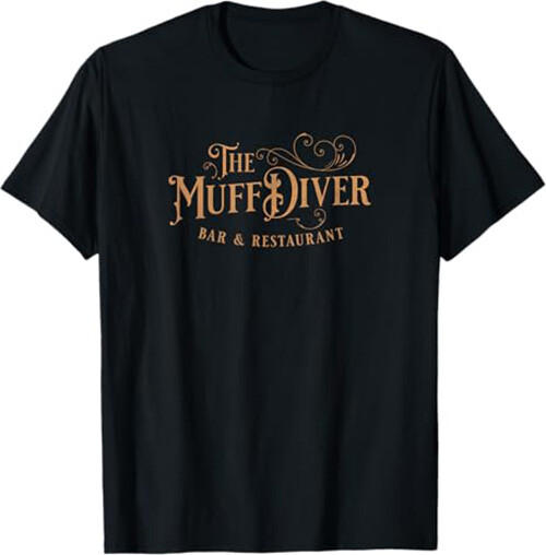 Retro Muff Diver Bar and Restaurant Design T-Shirt *NEW* 10 Colors! gallery