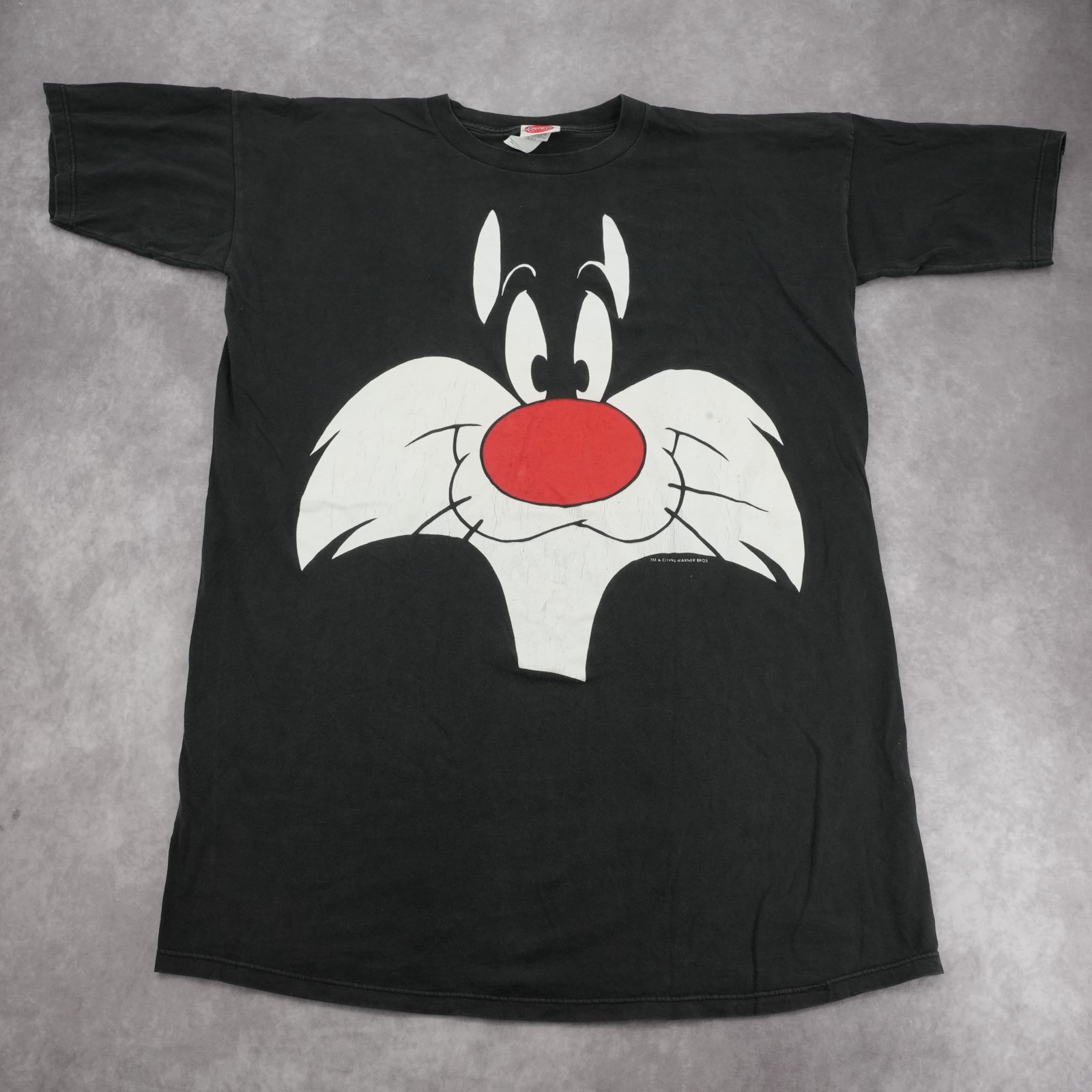 Vintage 1994 Warner Bros Looney Tunes Sylvester Graphic T-Shirt OSFA USA gallery