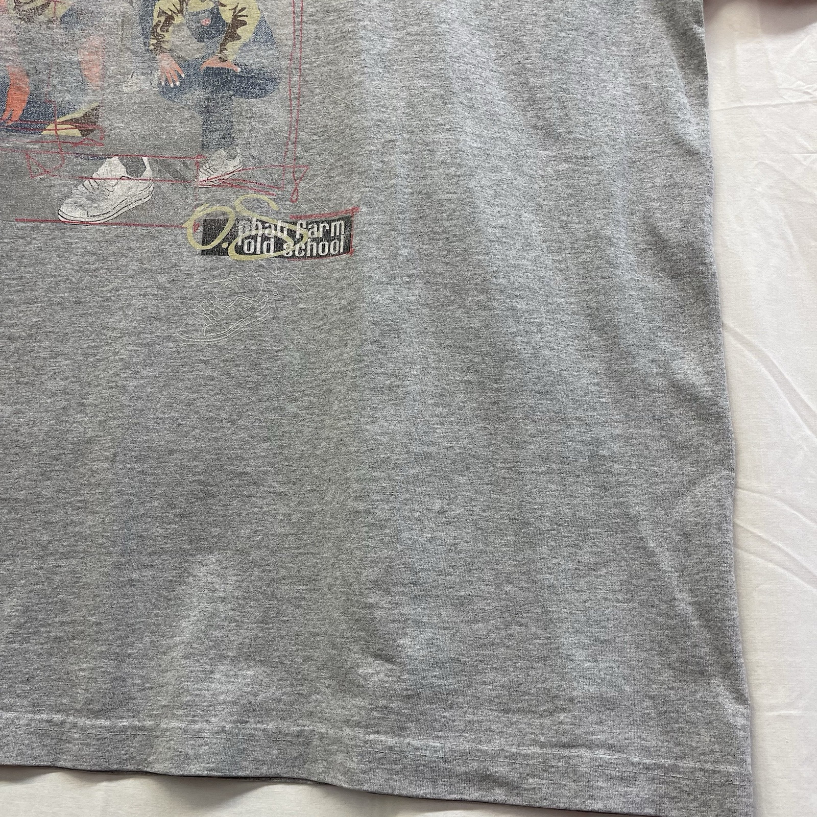 Rare 90s Vintage Phat Farm Old School Hip Hop Tee Shirt XL Made In USA gallery