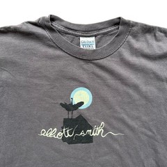 Vintage Elliott Smith 2004 From A Basement On A Hill Album Promo Shirt RARE