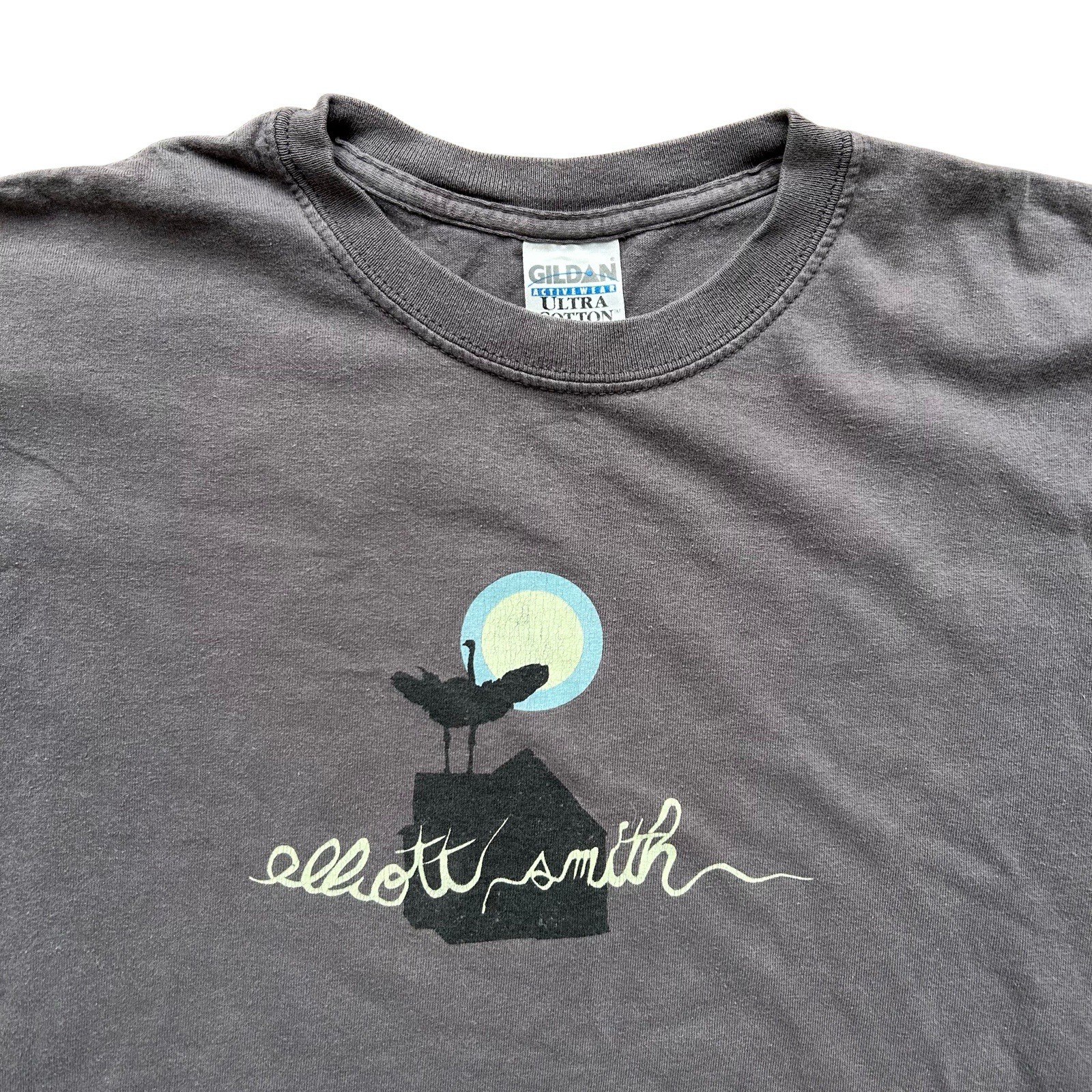 Vintage Elliott Smith 2004 From A Basement On A Hill Album Promo Shirt RARE gallery