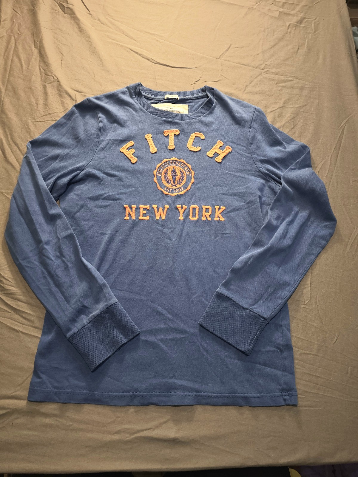 Abercrombie & Fitch New York - Blue Long Sleeve Shirt (Muscle) - Size M - 0020T gallery