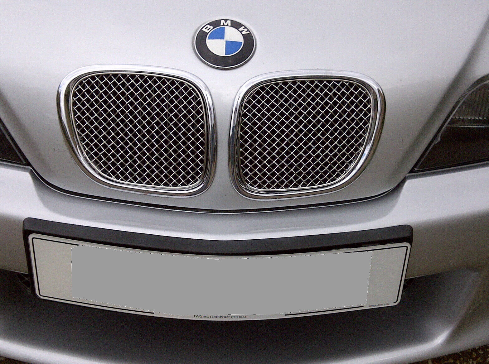 Zunsport Compatible With BMW Z3 Top Grill Set – Silver finish (1996 to 2002)