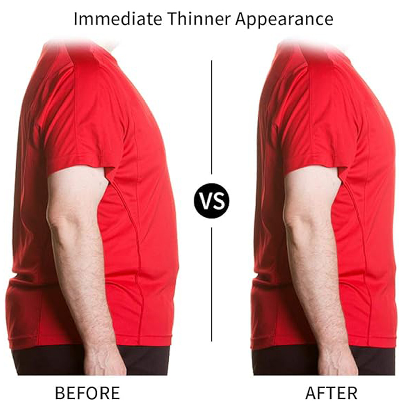 Men's Body Shaper Gynecomastia Compression Ionic Shaping Shirt Slimming Tank Top gallery