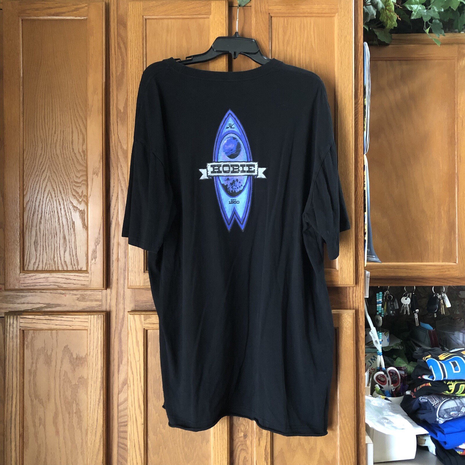 Vintage Hobie Surf T-Shirt Crew Neck Graphic Short Sleeve Cotton Men’s 3XLT gallery