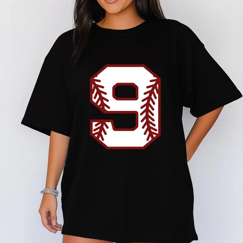 Custom Baseball Number Tee – Add Your Player Number, Name and Text, Perfect for