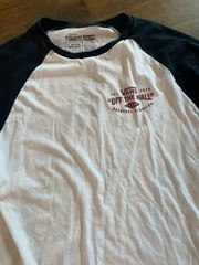 Vans MensOriginal “Off The Wall” 3/4 Length Sleeve TShirt Size SM – 013