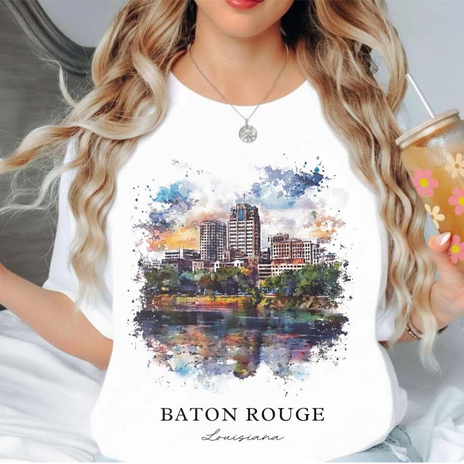 Baton Rouge Unisex Shirt Travel Gift Louisiana Trip Lover Souvenir Tee