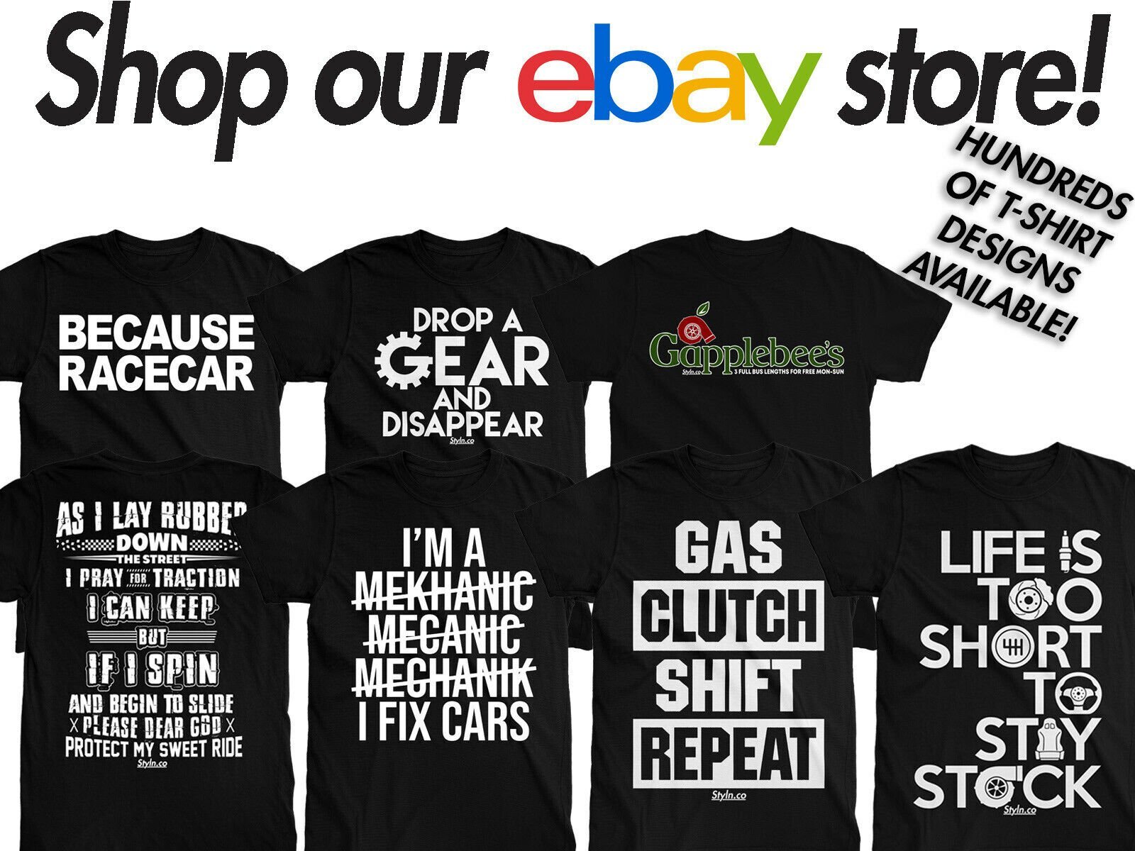CAR PARTS BOX HAPPINESS T-Shirt Black S-3XL JDM Boost Mechanic Turbo Race gallery