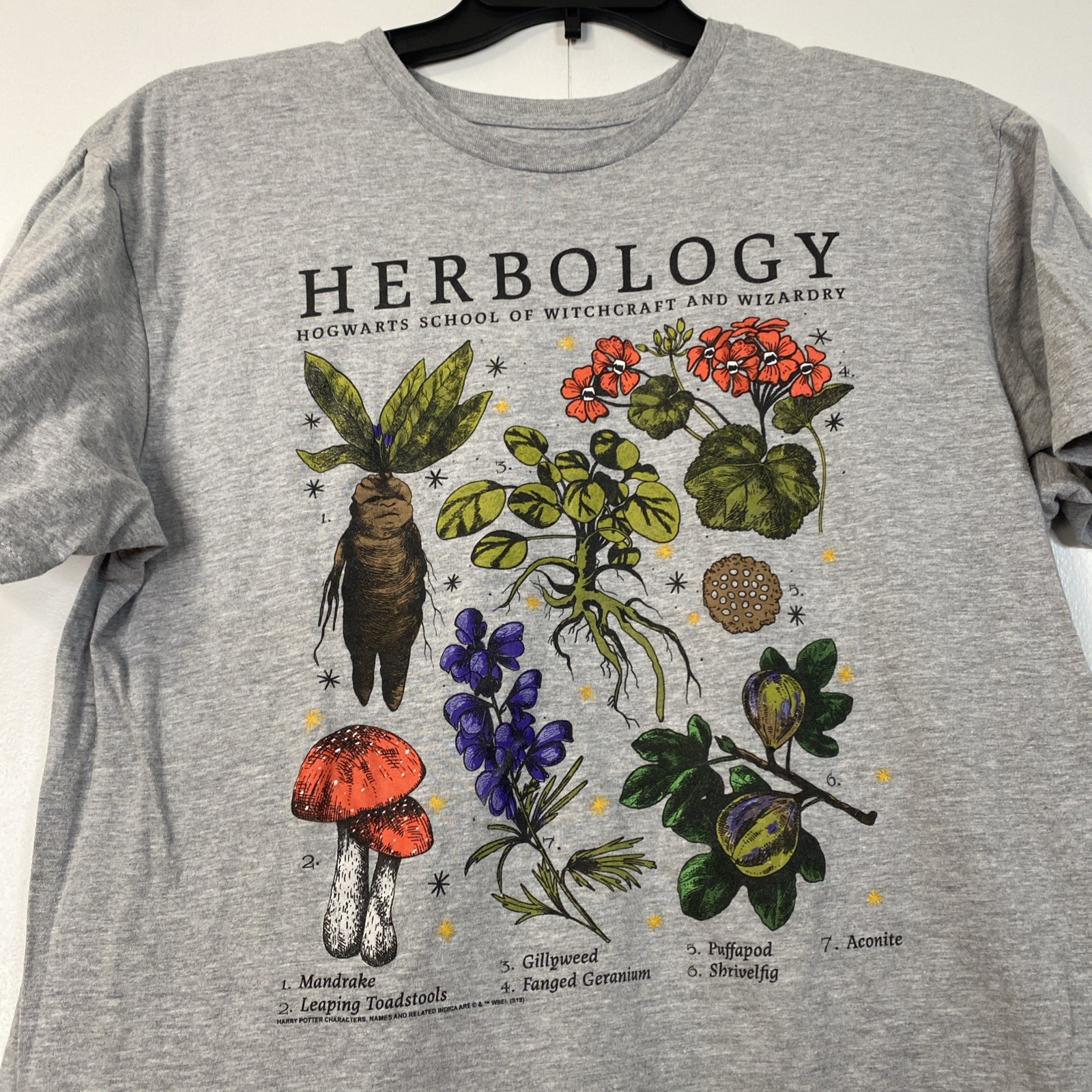 Nature T Shirt Foraging Harry Potter Mens Large L Mushrooms Outdoors gallery