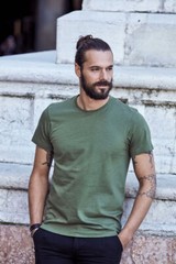 CLIQUE T-Shirt BASIC-T Maglia Maglietta Mezza Manica Corta 100% Cotone da Uomo