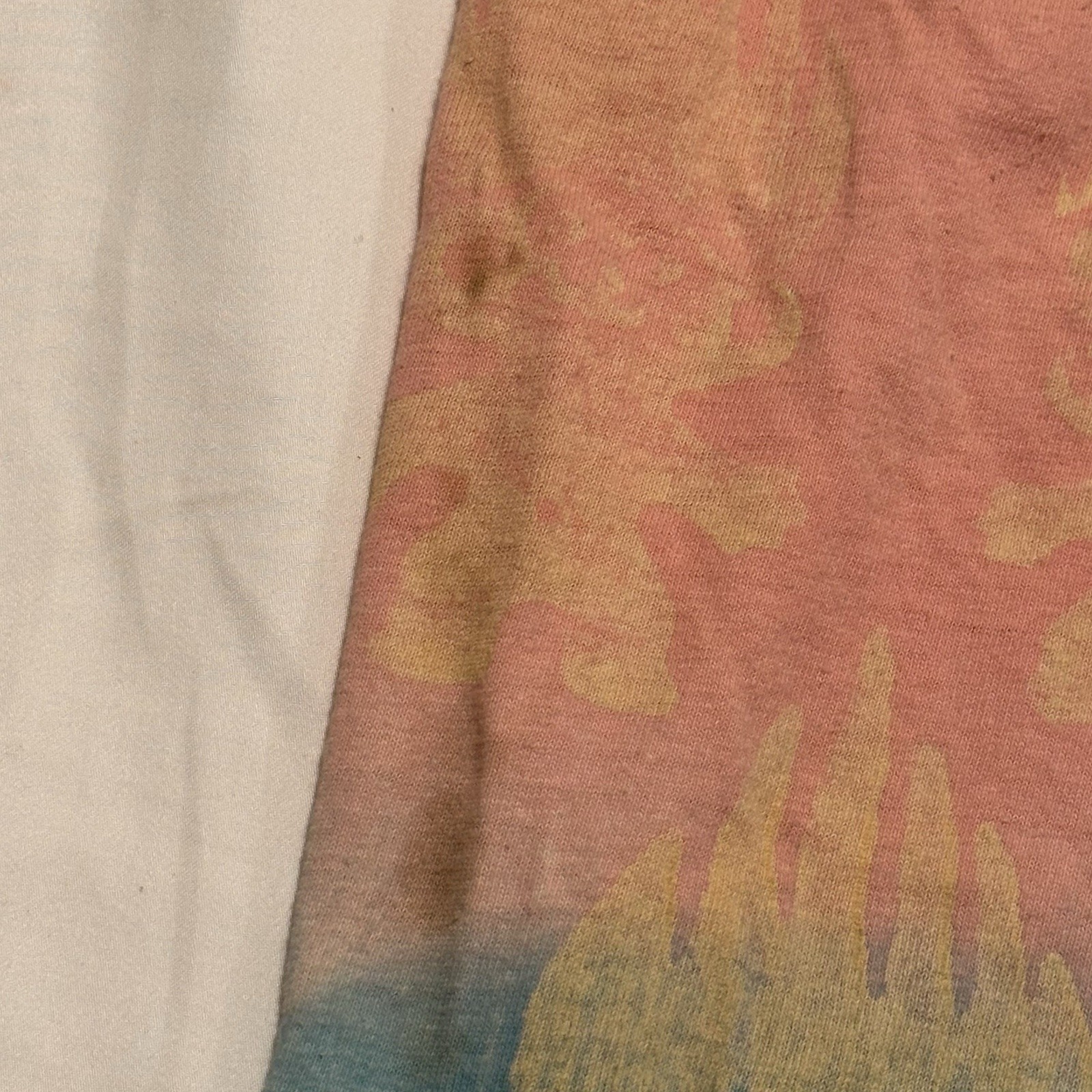 Vtg Trolls Tie Dye AOP Single Stitched T-Shirt Mens 2XL Night Visions Surf FLAWS gallery