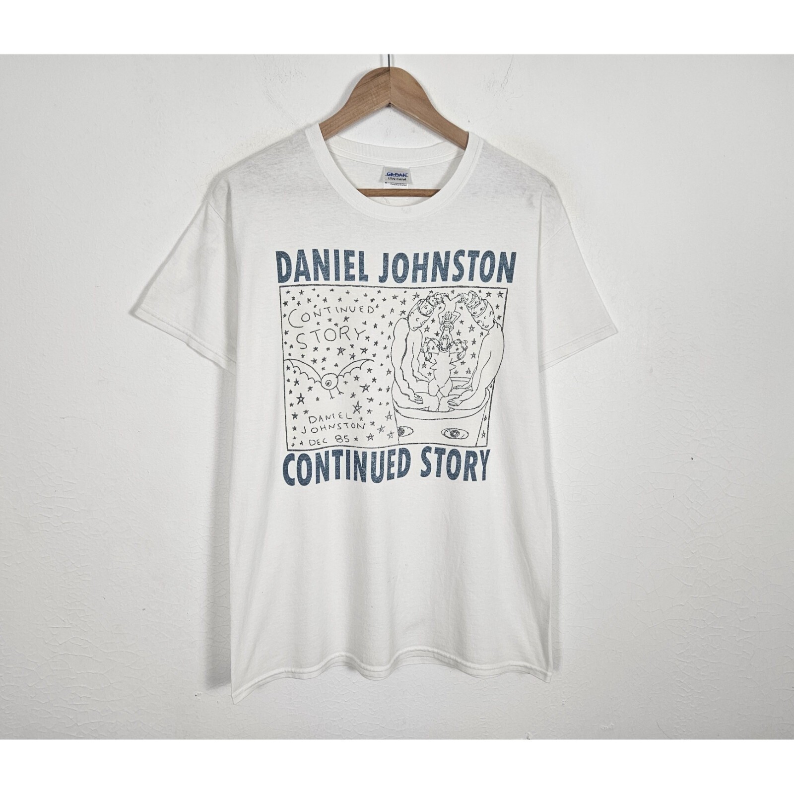 Vintage Daniel Johnston Continued Story Shirt Unisex Concert S to 5XL EL0274