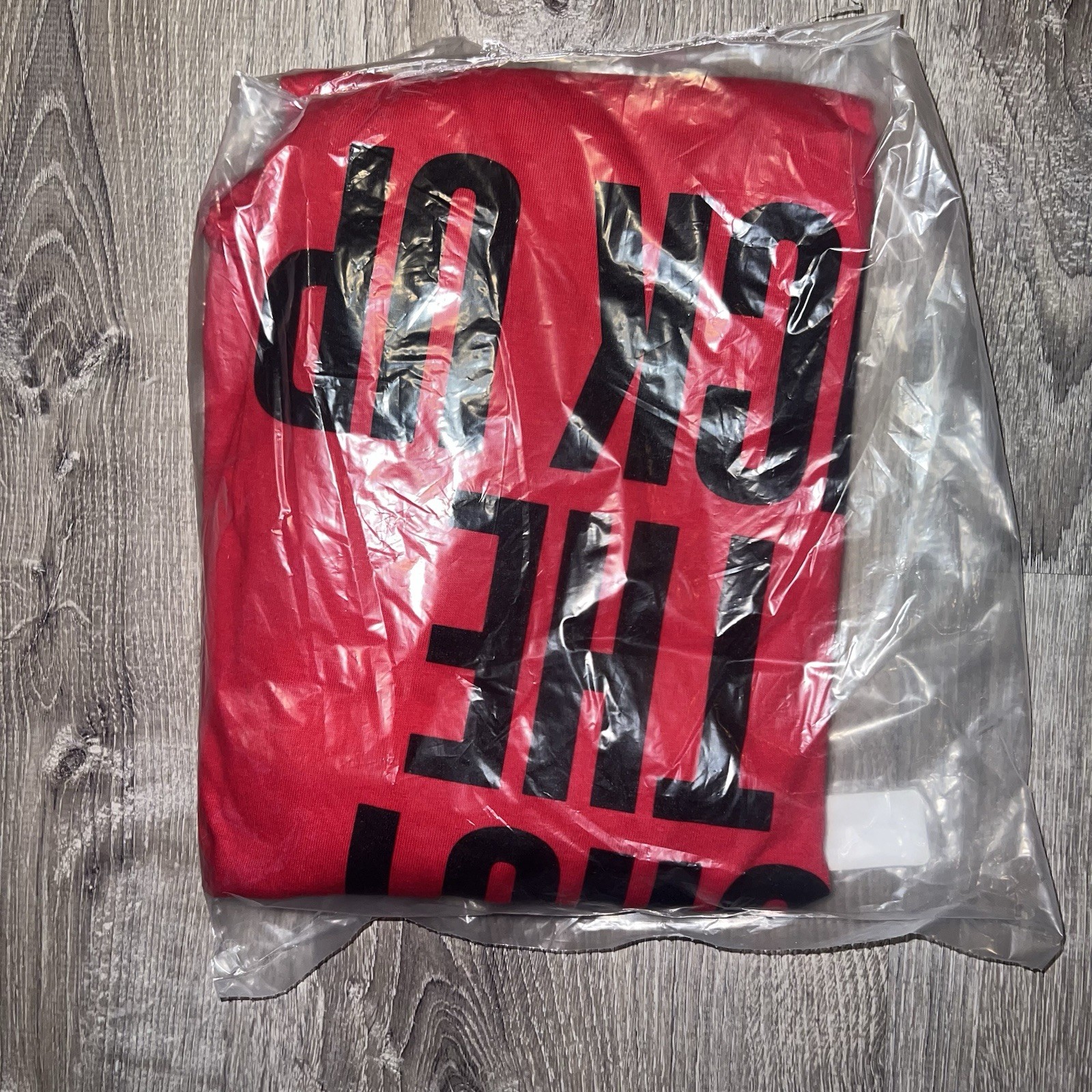 Supreme Number (N)ine Shut Up Tee Red Size: Extra Extra Large gallery