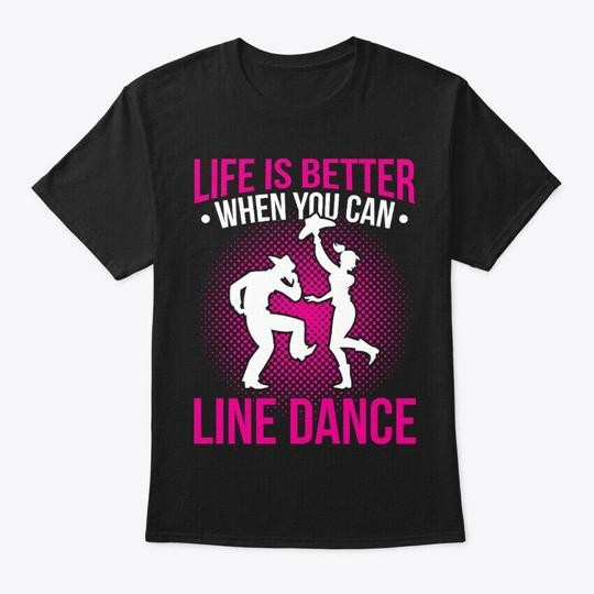 Line Dance Dancing Dancer Country Music T-Shirt Made in the USA Size S to 5XL gallery