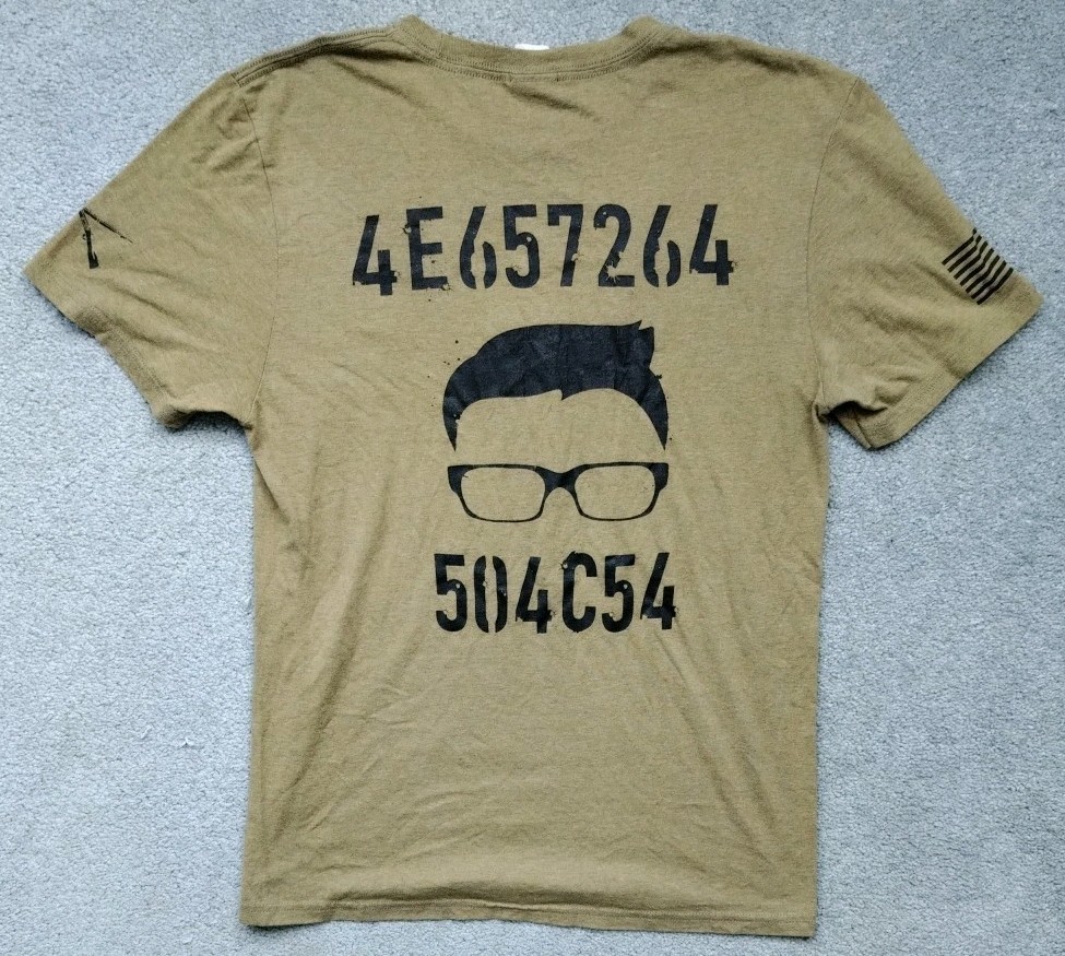 Mens S Obscure Military Port & Company Shirt Olive Green Pit 19" Length 27" gallery