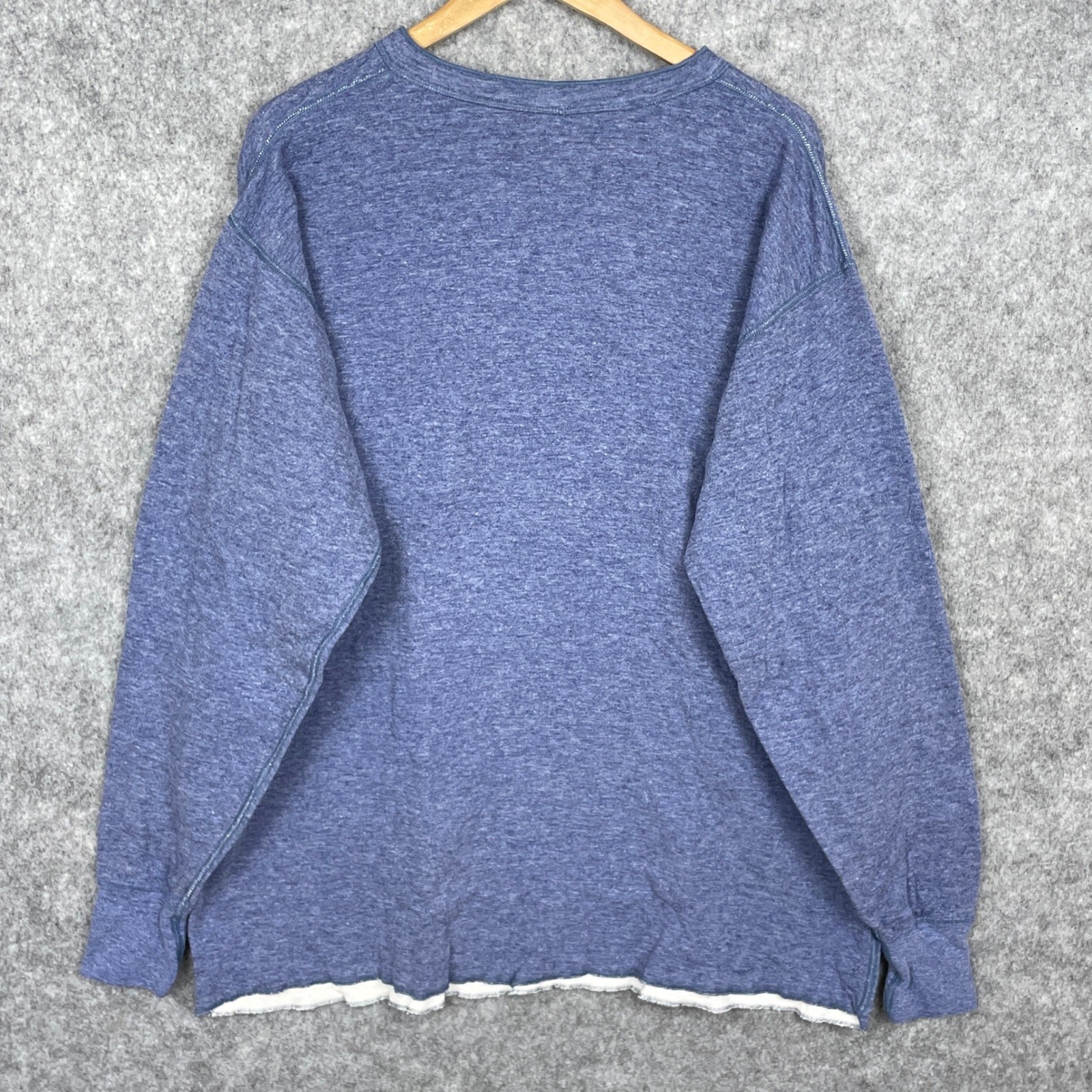 Vintage LL Bean River Drivers Wool Blend Henley Shirt Men XXLT Two Layer Thermal gallery