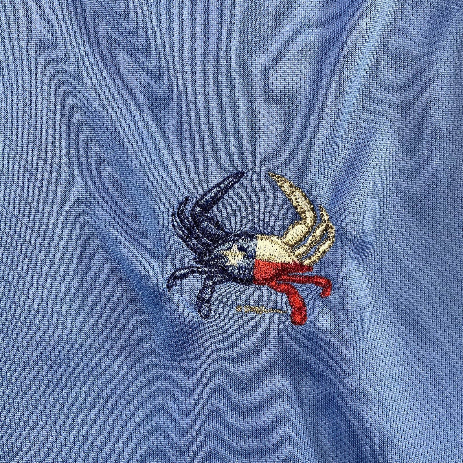 BIMINI BAY SALTWATER TEXAN SHIRT MENS LARGE BLUE FISHING TEXAS NWT NEW FISH gallery