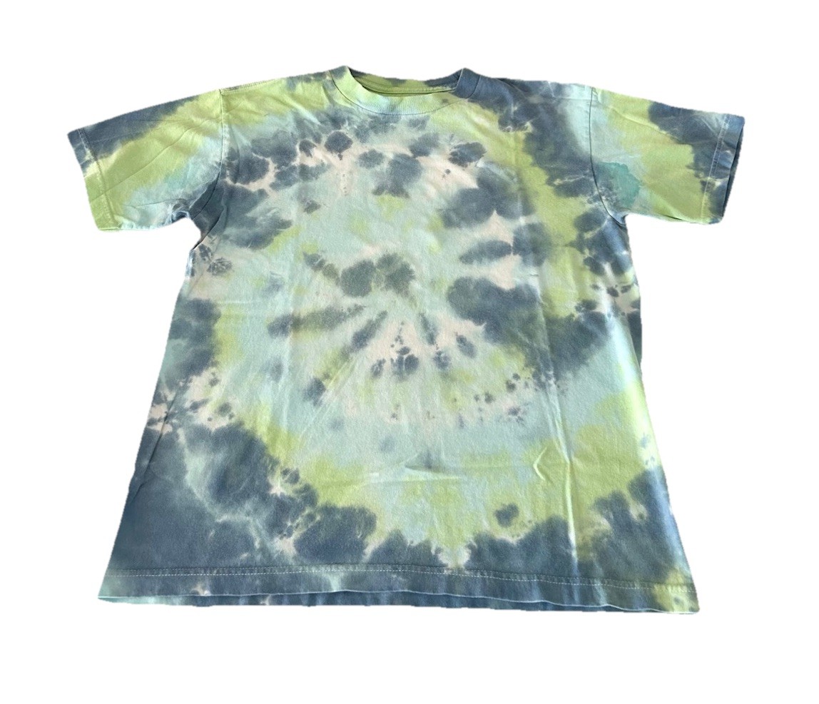 Green Blue TIE DYE T-Shirt M gallery